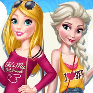 elsa barbie games